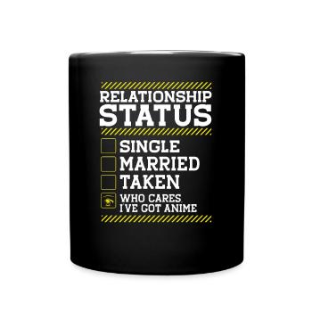 Statut de la relation - Mug uni - noir - Devant