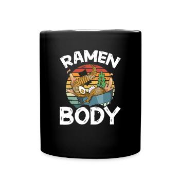 Ramen Body - Full Colour Mug - black - Front