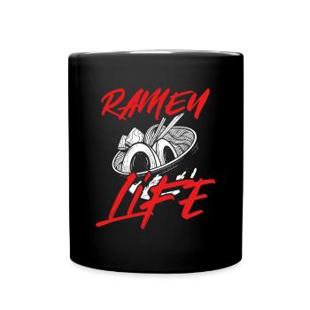 Ramen Blanc Vie - Mug uni - noir - Devant