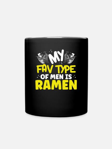 My preferred type of man - Full Colour Mug - black