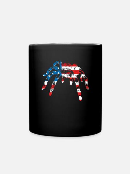 Vogelspinne Usa Amerika - Tasse einfarbig - Schwarz