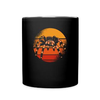 Tarantula vintage sun - Full Colour Mug - black - Front
