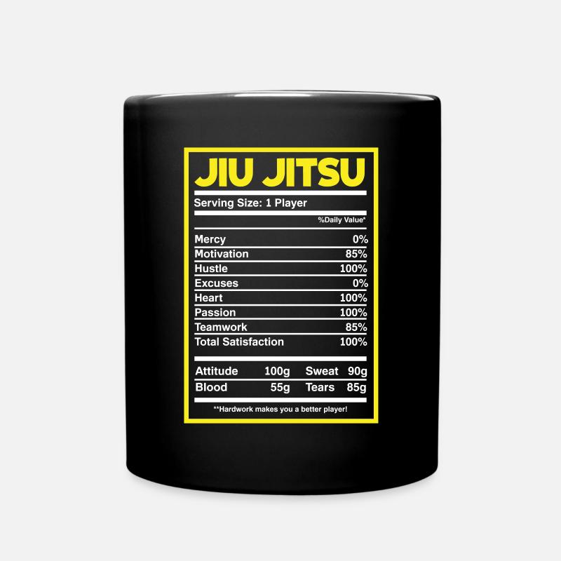 Jiu Jitsu Jiu Jitsu Jiu Jitsu - Tasse einfarbig - Schwarz