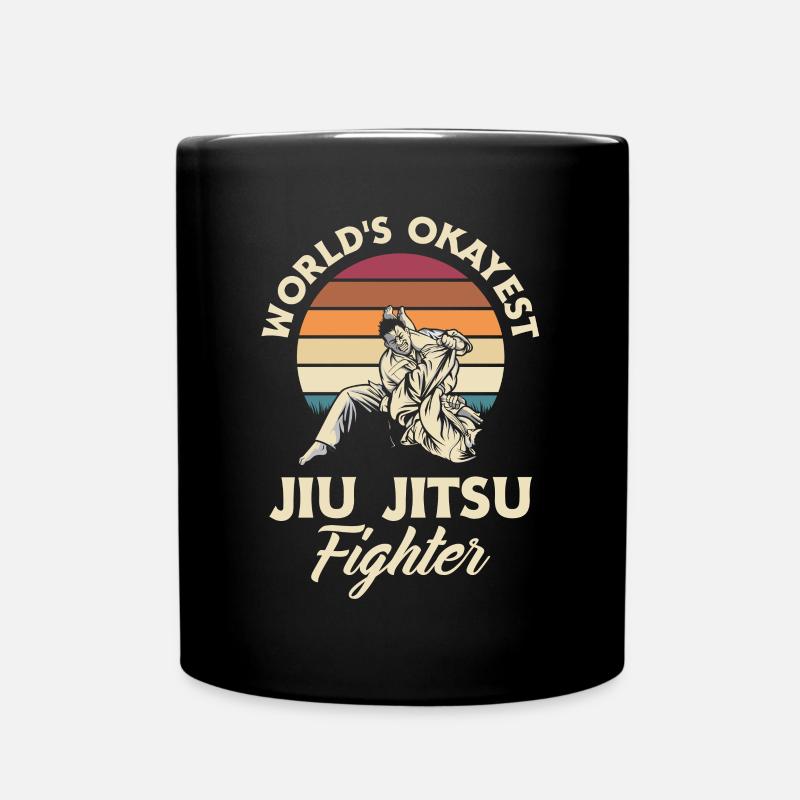 Jiu Jitsu Jiu Jitsu Jiu Jitsu - Tasse einfarbig - Schwarz