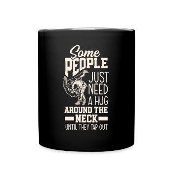 Jiu Jitsu Jiu Jitsu Jiu Jitsu - Tasse einfarbig - Schwarz - Vorne