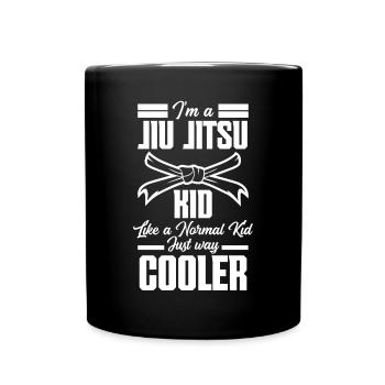 Jiu Jitsu Jiu Jitsu Jiu Jitsu - Tasse einfarbig - Schwarz - Vorne
