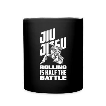 Jiu Jitsu Jiu Jitsu Jiu Jitsu - Tasse einfarbig - Schwarz - Vorne