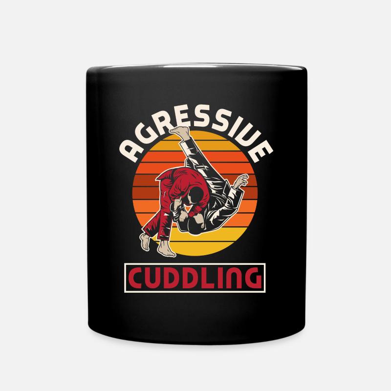 Jiu Jitsu Jiu Jitsu Jiu Jitsu - Tasse einfarbig - Schwarz