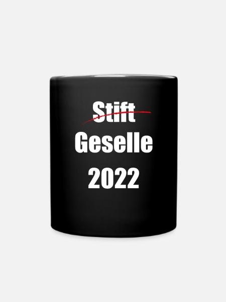 Ausbildung Bestanden Geselle Gesellenprüfung - Tasse einfarbig - Schwarz