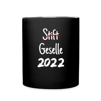 Ausbildung Bestanden Geselle Gesellenprüfung - Tasse einfarbig - Schwarz - Vorne