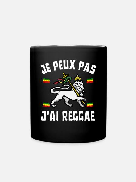 Je peux pas j'ai reggae - Mug uni - noir