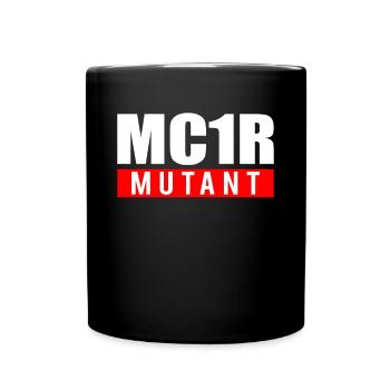 MC1R Mutant Shirt Redhead Rote Haare Geschenk - Tasse einfarbig - Schwarz - Vorne