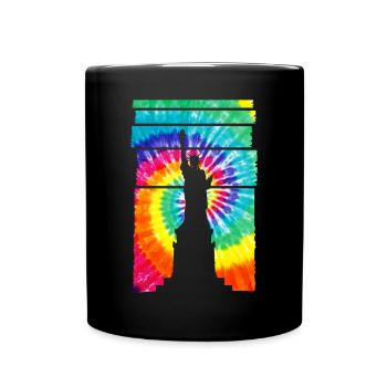 Statue de la Liberté souvenir de New York - Mug uni - noir - Devant