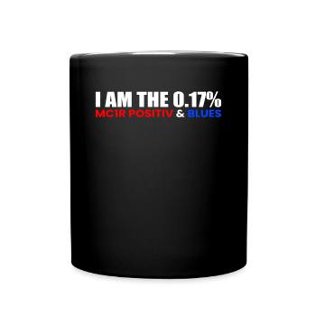 À 0,17% Redhead & Blue Eyes - Mug uni - noir - Devant