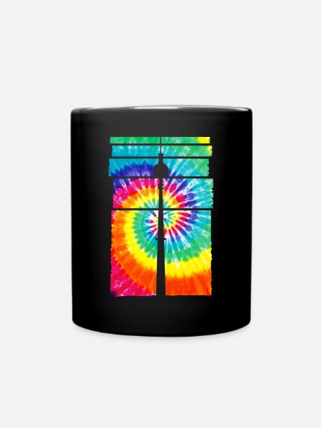 Berlin Souvenir Fernsehturm - Tasse einfarbig - Schwarz