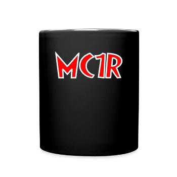 MC1R Mutant Shirt Redhead Rote Haare Geschenk - Tasse einfarbig - Schwarz - Vorne