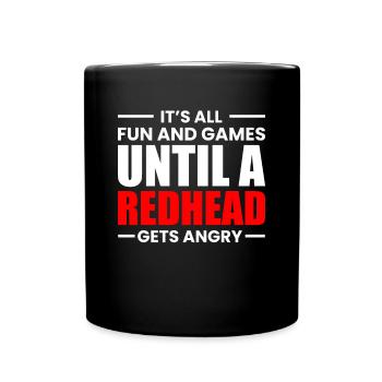 Cadeau de définition de chemise rousse - Mug uni - noir - Devant