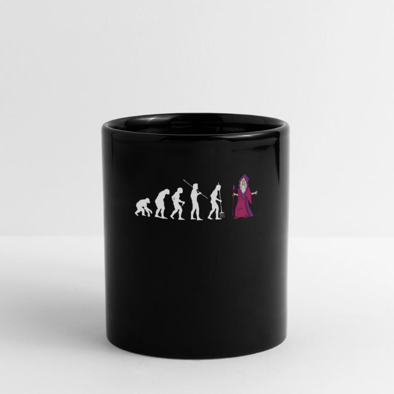 Evolution Witch Wizard Shirt Halloween Full Colour Mug