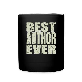 Best Author ever Author Gift - Full Colour Mug - black - Front