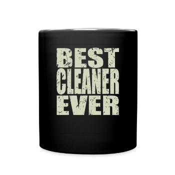 Best Cleaner ever Cleaner Gift - Full Colour Mug - black - Front