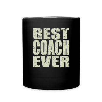 Best Coach ever Coach Gift - Full Colour Mug - black - Front