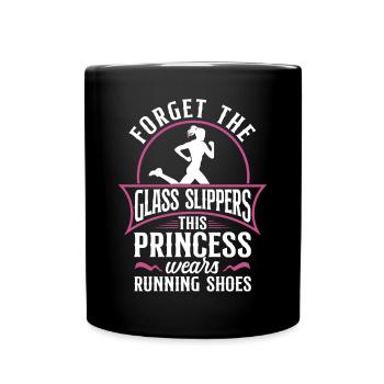 Running Runner Semi-Marathon Fille - Mug uni - noir - Devant