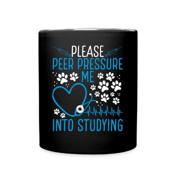 Future Veterinarian School Graduation Technician - Tasse einfarbig - Schwarz - Vorne