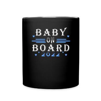 Bébé 2022 - Naissance Enceinte 2022 - Mug uni - noir - Devant
