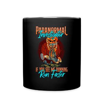 Ghost Hunter Paranormal Investigator - Full Colour Mug - black - Front