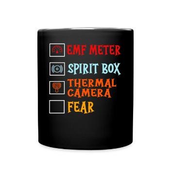 Ghost Hunter Paranormal Investigator - Full Colour Mug - black - Front