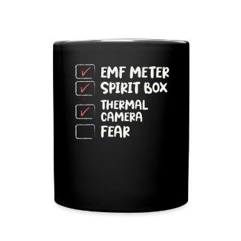 Ghost Hunter Paranormal Investigator - Full Colour Mug - black - Front