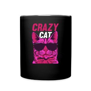 Cat Lovers Cat Owner Funny Cat Memes - Full Colour Mug - black - Front