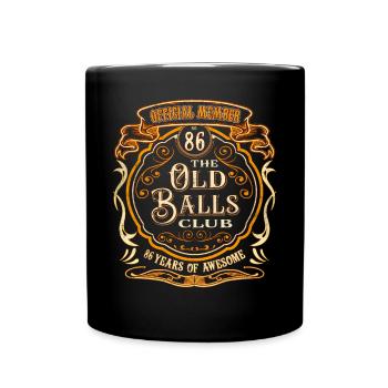 86 ans du 86e anniversaire du Old Balls Club - Mug uni - noir - Devant