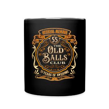 55 ans du 55e anniversaire du Old Balls Club - Mug uni - noir - Devant