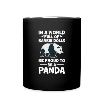 Panda Panda Bear Bear Animal Pandas Gift - Full Colour Mug - black - Front
