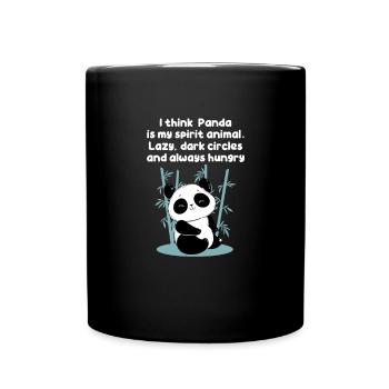Panda Panda Bear Bear Animal Pandas Gift - Full Colour Mug - black - Front