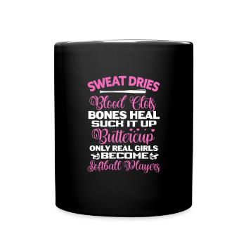 Joueur de softball Baseball Sport Pitcher Cadeau - Mug uni - noir - Devant