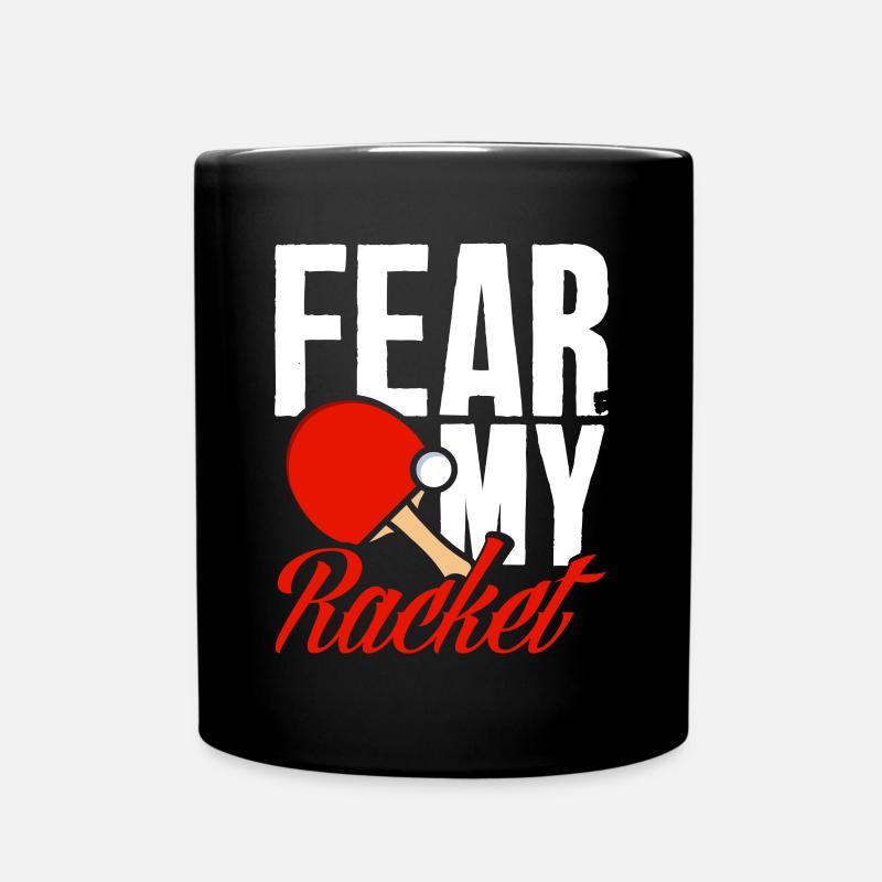 Fun Table Tennis Gift - Full Colour Mug - black