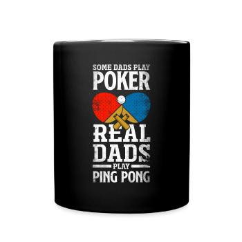 Fun Table Tennis Gift - Full Colour Mug - black - Front