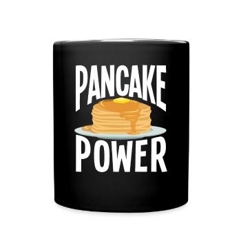 Funny Pancake Pancakes Gift - Full Colour Mug - black - Front