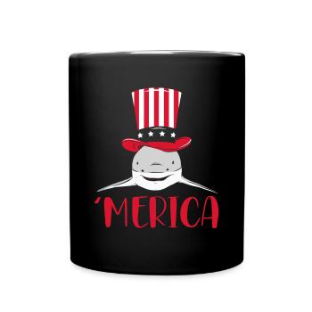 Requin d’Amérique - Mug uni - noir - Devant