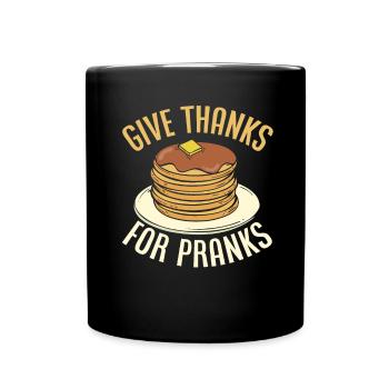Funny Pancake Pancakes Gift - Full Colour Mug - black - Front