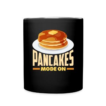Funny Pancake Pancakes Gift - Full Colour Mug - black - Front