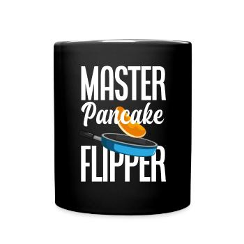 Funny Pancake Pancakes Gift - Full Colour Mug - black - Front
