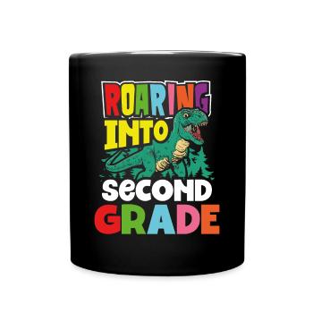 With roar In The 2nd class - Full Colour Mug - black - Front