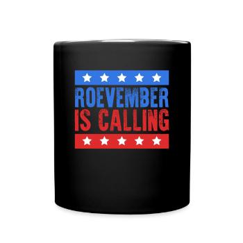 Roevember appelle le cadeau de chemise du féminisme - Mug uni - noir - Devant