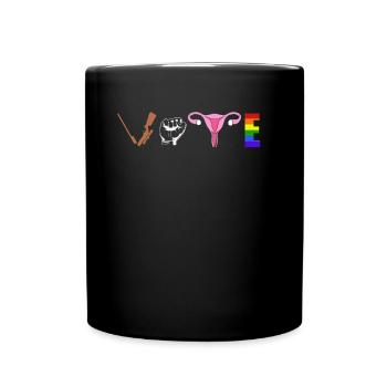 Love Roevember Chemise des droits des femmes Cadeau - Mug uni - noir - Devant