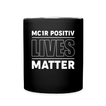 MC1R Positv Lives Matter Chemise Cadeau - Mug uni - noir - Devant