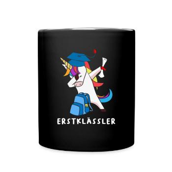 Dabbing Unicorn First Graders - Mug uni - noir - Devant