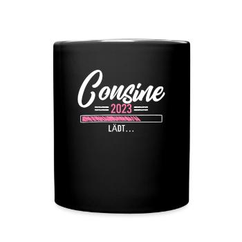 Cousin 2023 loads - Full Colour Mug - black - Front